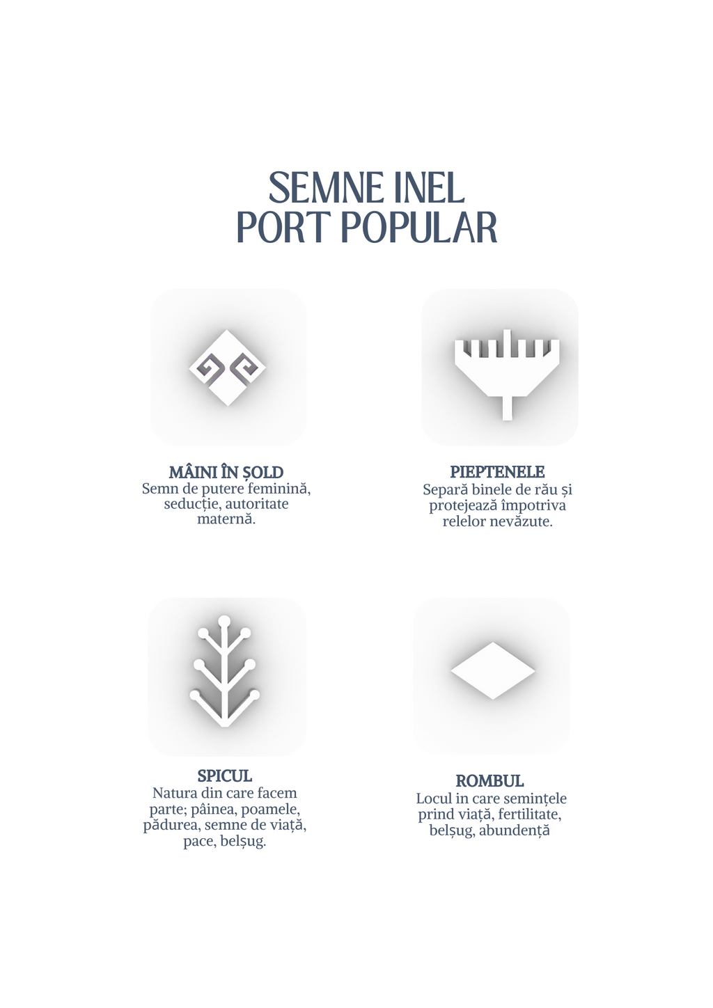 Inel Port Popular - Negru