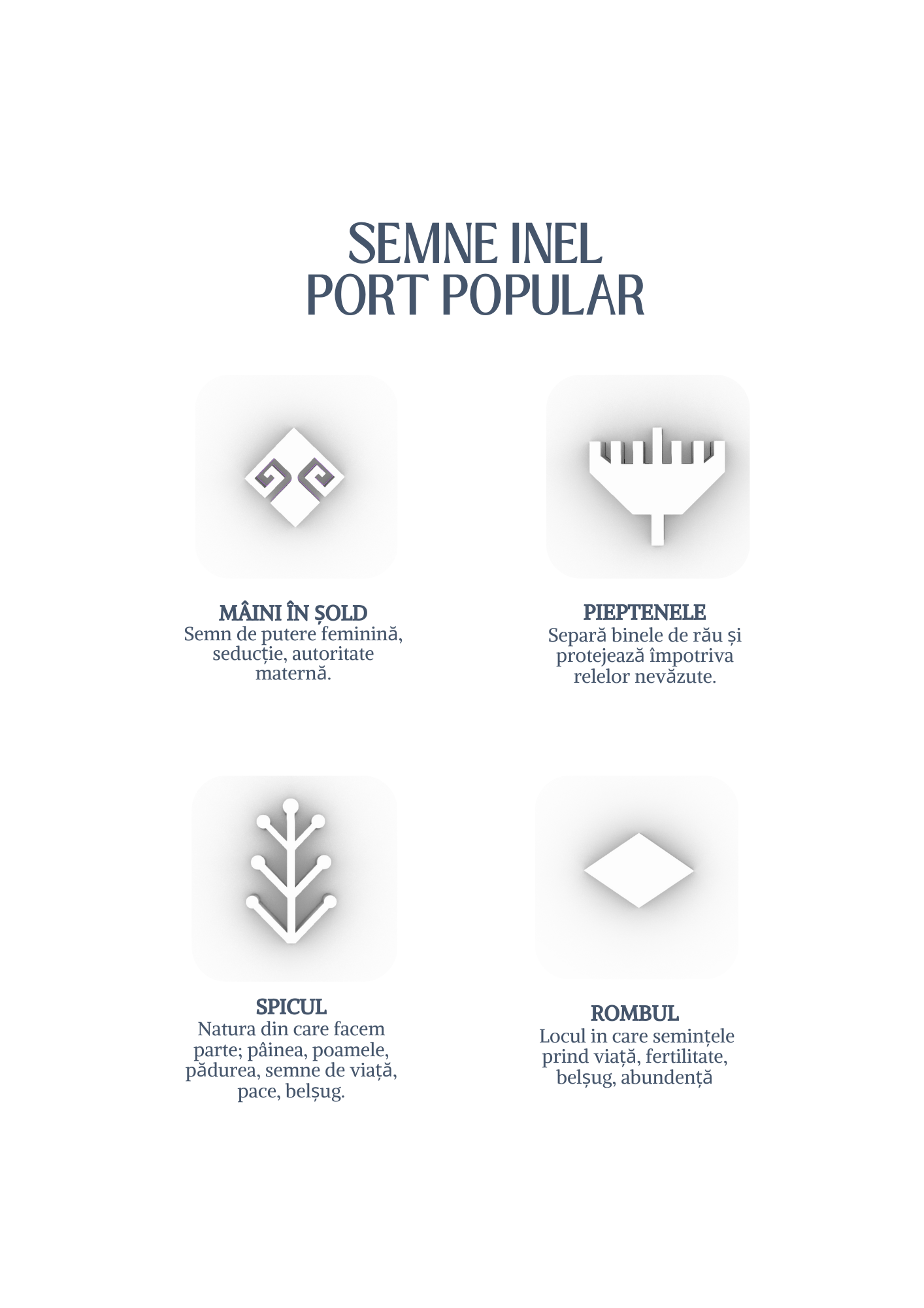 Inel Port Popular - Negru